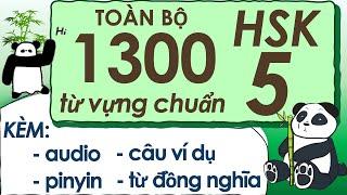 Toàn bộ 1300 từ vựng HSK 5 chuẩn | Có audio và ví dụ