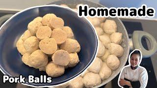 Make At Home • Homemade Asian Pork MEATBALLS RECIPE |ThaiChef Food