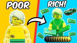 POOR VS RICH LEGO Ninjago Minifigure...