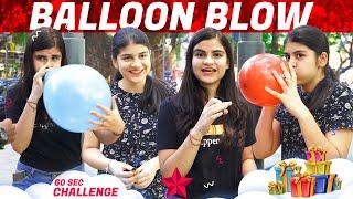 60 Sec Balloon Blowing Fun Challenge with Public" | EP2 | Game Show | Dare Machi!