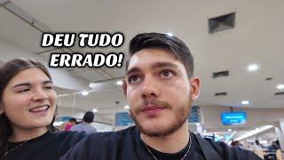 PERDEMOS O VOO E DEU TUDO ERRADO - vlog 1