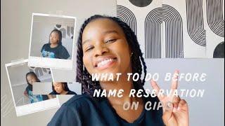 Entrepreneur Let’s Talk Ep.13: One Vital Thing To Do Before Reserving A Name On CIPC | South Africa