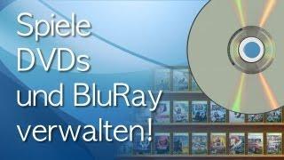 DVDs, BluRay, und Spiele verwalten am Mac