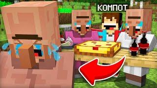 ПОЧЕМУ ЭТОТ ЖИТЕЛЬ ОБИДЕЛСЯ НА ВСЕХ НАС В МАЙНКРАФТ | Компот Minecraft