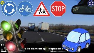 examen code de la route France 2021 @code_de_la_route  permis de conduire test 9