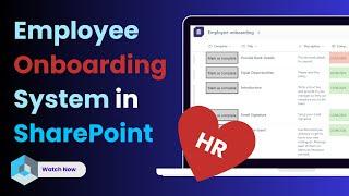 HR Employee Onboarding System in SharePoint