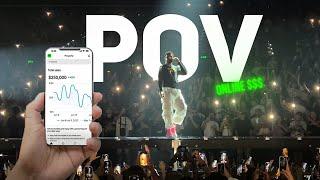 POV making $$$ online got you Drake tickets