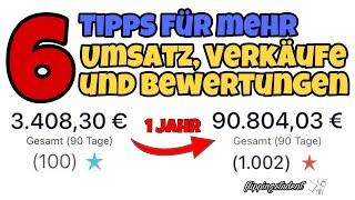 6 Tipps für mehr Umsatz, Verkäufe und Bewertungen auf eBay - Reselling Shop wachsen lassen