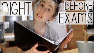 THE NIGHT BEFORE MY FIRST EXAM! EVENING EXAM ROUTINE 2018 | EXAM SEASON DIARY #001