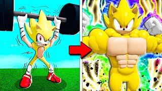 Upgrading SUPER SONIC To STRONGEST EVER! (Roblox)