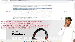 How To Fix WordPress Error  Deprecated : Strst(): Passing Null Parameter #wordpress #blogging