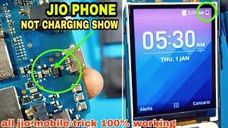 JIO PHONE CHARGING NOT SHOW // jio f220b charging symbol not show/jio phone charging problem