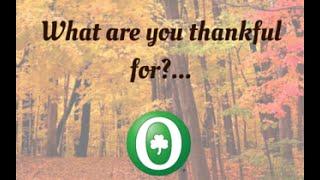 What Are You Thankful For?