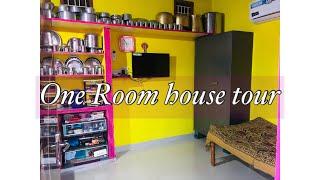 Perfectly organised One room House tour in a village