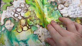 3 MIXED MEDIA techniques with ACRYLIC PAINTS