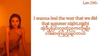 Selena Gomez,Marshmello - Wolves (Lyrics) Myanmar Subtitles #mmsub #Wolves #LanJM