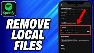 How To Remove Local Files on Spotify (2024) - Easy Fix