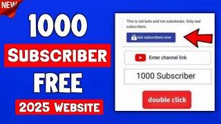 Free Subscribers For YouTube 2025 - How To Get Free Subscribers On YouTube - 2025