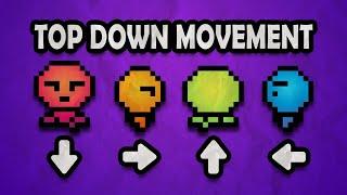 TOP DOWN MOVEMENT 2D IN UNITY  | How to Make Top Down Movement in Unity | Learn Unity For Free
