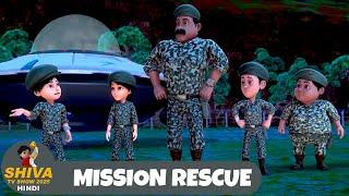 Mission Rescue | मिशन बचाव | शिवा | Ep 213 | Super Action Cartoon | Shiva Show 2025 Hindi