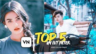 How To Video Colour Grade | With Top 5 VN Luts Filter Download 2022