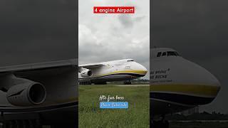 Airplane landing | plane sportting | aircraft speed | 4 engine plane | antonov An 225 #shorts #viral