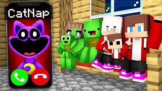 Why Scary CATNAP Called JJ and MIkey Family in Minecraft Maizen?
