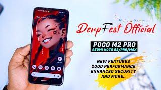 Official DerpFest Tango Edition for Poco M2 Pro/Redmi Note 9S/Pro/Max Review, Better Performance 