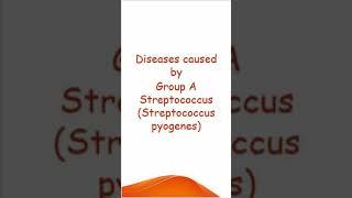 Diseases Streptococcus pyogenes#shorts#shortsfeed #usmle #microbiology #microorganism #streptococcus