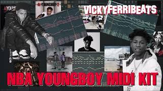 (20+) NBA YoungBoy MIDI KIT 2023 (Baton Rouge Midi Kit) @vickyferribeats