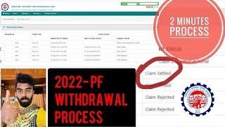 PF WITHDRAWAL PROCESS 2022 | HOW TO APPLY PF ONLINE in 2 minutes | LATEST | UAN NO | COVID