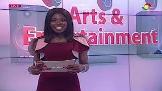 Akosua took her turn to present the entertainment news on #News360 last night #GMB2021