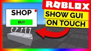 OPEN GUI with a PART - Roblox Scripting Tutorial