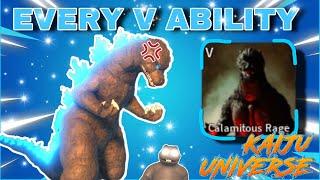 EVERY SPECIAL ABILITY ( V ABILITY ) IN KAIJU UNIVERSE EXPLAINED! (OUTDATED)