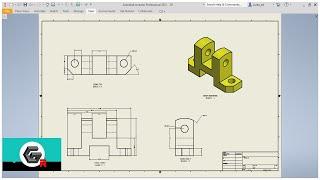 Como crear planos y exportar a Pdf en Inventor Pro. 2021