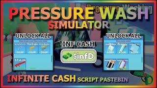 [NEW] Pressure Wash Simulator Script | Infinite Money | Unlock All | AND MORE | PASTEBIN