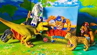 LEGEND of ANIMALS Beast Gladiators ️ Arex e Vastatore conoscono i nuovi eroi robot!