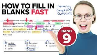 IELTS Reading Summary Completion Tips and Practice Test | MUST-KNOW Strategy