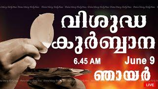 Holy Mass I Malayalam Mass I June 9 I Sunday I Qurbana I 6.45 AM