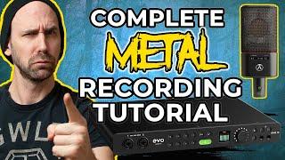 RECORDING an full METAL SONG from start to finish! (and YOU can be my SINGER!)