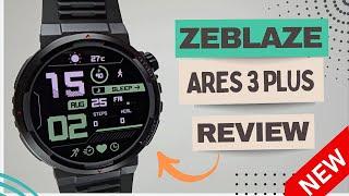 ZEBLAZE ARES 3 PLUS - Smartwatch Lançamento Com TELA AMOLED e NOVO SISTEMA - Unboxing e Review!