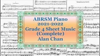 ABRSM Piano 2021-2022 Grade 4 Sheet Music (Complete)