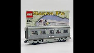 How To Build Lego Santa Fe Passenger Car from (10022) c. 2002 