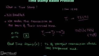 Understanding Basics of Timestamp Protocol | Concurrency Control