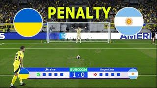 PENALTY : ARGENTINA vs UKRAINE I PARIS OLYMPIC 2024 LIVE FOOTBALL MATCH TODAY I eFOOTBALL PES 21