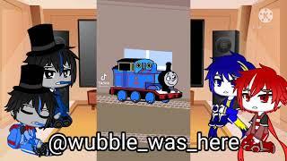 реакция роботов поездов(первого сезона) и Томас и его друзья на...