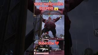 zombie wow mode || new zombie gaming wow mode codes #pubgmobile #bgmi #pubg #ytshorts #viral