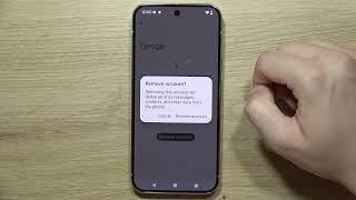 How to Remove Google Account on GOOGLE Pixel 9 Pro