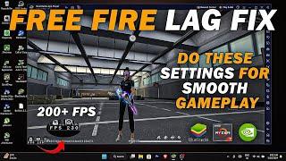 BLUESTACKS: Free Fire Lag fix | Get 200+ FPS & Smooth Gameplay In Any Pc or Laptop