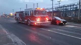 SJRFD Engine 3 Responding to a Alarm Bell Activation